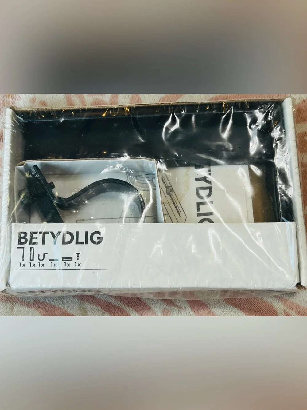 IKEA BETYDLIG Curtain Rod Wall/Ceiling Bracket 602.172.28 New